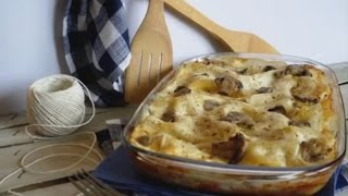 Lasagne bianche con funghi e salsiccia [upl. by Shiverick]