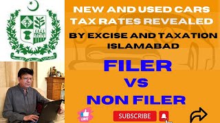 New and Used Car Tax Rates Update 2022 islamabadexcise [upl. by Euginomod]