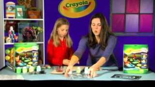 Crayola® Washable Sidewalk Glow Chalk  Craft Demo [upl. by Simons]