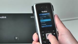 W52P DECT IP Phone  Time and Date [upl. by Ahcsas693]