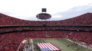 B2 Bomber Flyover Chiefs vs Ravens Playoffs [upl. by Philipps]