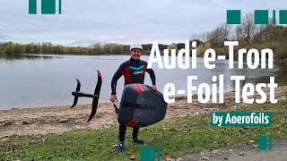 Audi eTron Aerofoils  eFoil TEST [upl. by Babbie117]