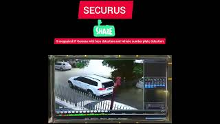 IP camera face detection vehicle number plate detection [upl. by Aillil883]