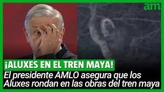 AMLO asegura que VIERON ALUXES en el Tren Maya [upl. by Alleris]