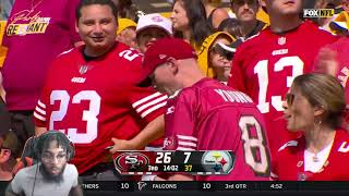 Steelers Looks Terrible Reacting To San Fransisco 49ers vs Pittsburgh Steelers Game Highlights [upl. by Atteoj179]