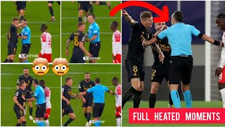 🤯🤯 Fully heated argument of Toni Kroos and Leipzig player Amdou Haidara after Brahim Díaz injured [upl. by Rusty]