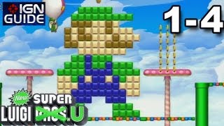 New Super Luigi U 3 Star Coin Walkthrough  Acorn Plains4 Piranha Heights [upl. by Jimmy343]