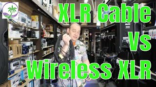 XLR Cable vs wireless XLR Cable How To Use Xvive U3 wireless adapter For LINE Output and Microphones [upl. by Ewan]