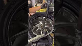 Installing a tire 🛞 fyp foryou viral shortvideo shorts tires reels trending youtubeshorts [upl. by Aillicec]