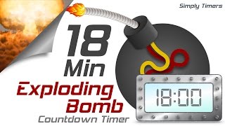 18 min exploding countdown timer [upl. by Ellehsar]