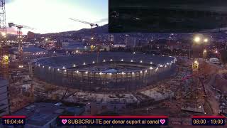 050324 video acelerado de las obras del Camp Nou [upl. by Joann724]