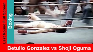 Betulio Gonzalez Venezuela vs Shoji Oguma Japan white trunks III Full Screen Highlights 1979 [upl. by Pascale496]