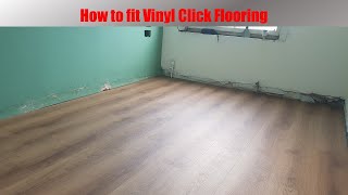 How to fit Vinyl Click Flooring [upl. by Evalyn]