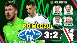 LEGIA PRZEGRAŁA Z MOLDE 23 ANALIZA PO MECZU TOBIASZ POPEŁNIŁ BŁĘDY RUNJAIĆ PRZEKOMBINOWAŁ [upl. by Zat]