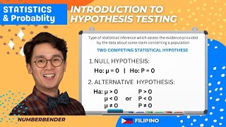 Statistics Introduction to Hypothesis Testing in Filipino [upl. by Renate]