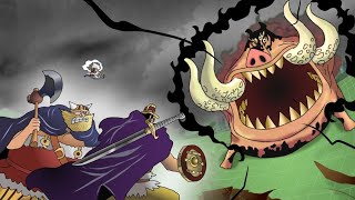 LUFFY AND THE GIANTS VS GOROSEI Fan animation  One Piece chapter 1111 [upl. by Annais]