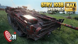 Strv 103B 513sec pure firepower  World of Tanks [upl. by Robinetta]