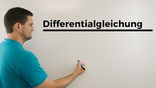 Differentialgleichung Differentialgleichung Trennung der Variablen mit cos durch y  Daniel Jung [upl. by Arayc]