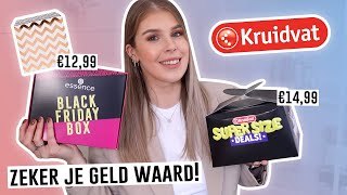 3x KRUIDVAT MYSTERY BOX BLACK FRIDAY UNBOXING 🖤  Make Me Blush [upl. by Carn]