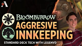 BLOOMBURROW  Aggressive Innkeeping  Standard Deck Tech with LegenVD  MTG Arena [upl. by Orag834]