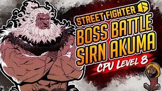 SF6 ▰ SiRN AKUMA COMBO DAMAGE ARE INSANE Boss Battle sf6 [upl. by Saidnac]