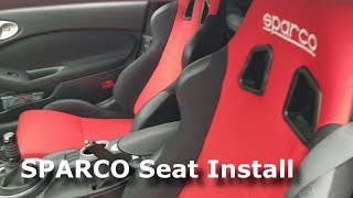 Sparco Seat Install [upl. by Joannes838]