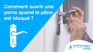 Comment ouvrir une porte quand le pêne est bloqué   MesDépanneursfr [upl. by Hnaht]