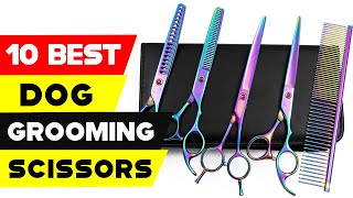 Top 10 Best Dog Grooming Scissors in 2022  Best Dog Shears 2022 [upl. by Rutra231]