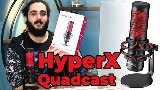 HyperX Quadcast Mikrofon İnceleme Yayıncılar için Tasarlanmış [upl. by Ferd]