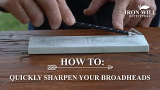 How to Quickly Sharpen Broadheads [upl. by Steffi69]