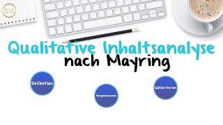 Qualitative Inhaltsanalyse Mayring ✅ Vorgehensweise amp Beispiele [upl. by Eniahs]