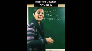 Important Question Arithmetic Progression AP  CBSE Class 10 Chapter 5 shorts youtubeshorts ap [upl. by Airdnalahs350]