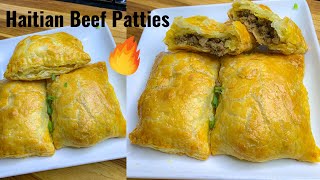 Easy amp Delicious Haitian Beef Patties Recipe Beef Patties [upl. by Maxwell]