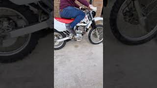 Honda xr 250 kick start [upl. by Theodor]