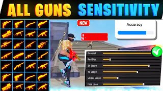 All Gun Headshot Sensitivity Setting After New OB46 Update  Free Fire Max Auto Headshot Sensitivity [upl. by Ainod299]