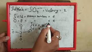 General chemistry episode No 12  SO4 sulphate valency by Vijay gangwar [upl. by Ajiak]