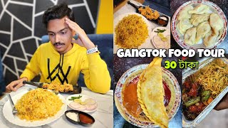 এখন Gangtok আসা উচিত  Gangtok Food Tour  Gangtok Street Food Just ₹30 টাকা  Gangtok Tour Plan [upl. by Astor]