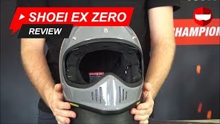 Shoei ExZero Jet Helmet Review amp Unboxing  ChampionHelmetscom [upl. by Garris]