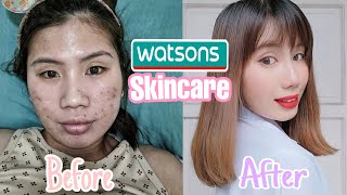 PAANO AKO KUMINIS  GLASS SKINCARE ROUTINE WATSONS HAUL  Philippines [upl. by Berny]