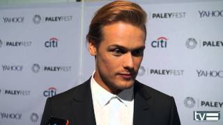 Sam Heughan Interview  Outlander 2015 [upl. by Yentihw587]