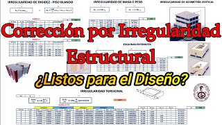 Cap VI  P1 IRREGULARIDAD ESTRUCTURAL  ¿CORRIGIENDO MI MODELO EN ETABS [upl. by Orlando]