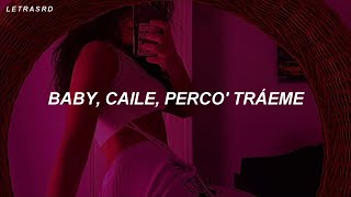 baby caile perco traeme tiktok LetraLyrics [upl. by Acebber]