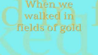 Celtic Woman Fields of Gold Lyrics [upl. by Marrin]