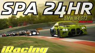 iRacing 24Hrs Practice  Circuit de SpaFrancorchamps  iracing spa24h spafrancorchamps live [upl. by Ahsinert]