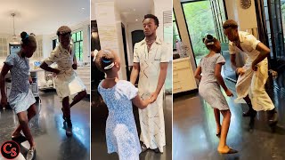 Madonnas Son David Banda Dancing With His Little Sis Estere Ciccone Video [upl. by Rusticus]