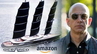 EXCLUSIVE JEFF BEZOS AMAZON CEO Luxury Superyacht  500M USD  Dutch Oceanco Y721 amp Black Pearl [upl. by Harwell]