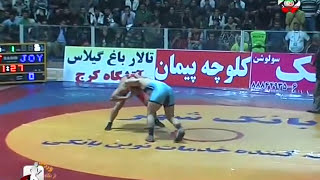 Reza Yazdani VS Saeid Ebrahimi کشتی رضا یزدانی و سعید ابراهیمی در لیگ ایران [upl. by Uba]