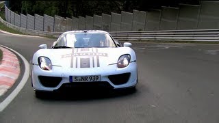 918 Spyder successful test on the Nürburgring [upl. by Cavallaro]