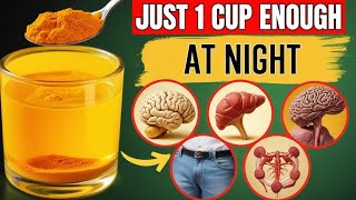 TURMERIC WATER At Night Benefits Doctors Never Say 10 Health Benefits Turmeric Water [upl. by Lasiaf]