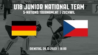 U18 Germany vs Czechia  5Nations Tournament  Zuchwil SUI [upl. by Jeminah]